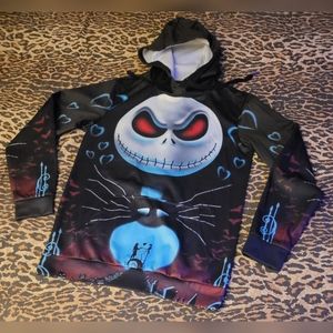 The Nightmare Before Christmas Jack Skellington Pullover Hoodie L